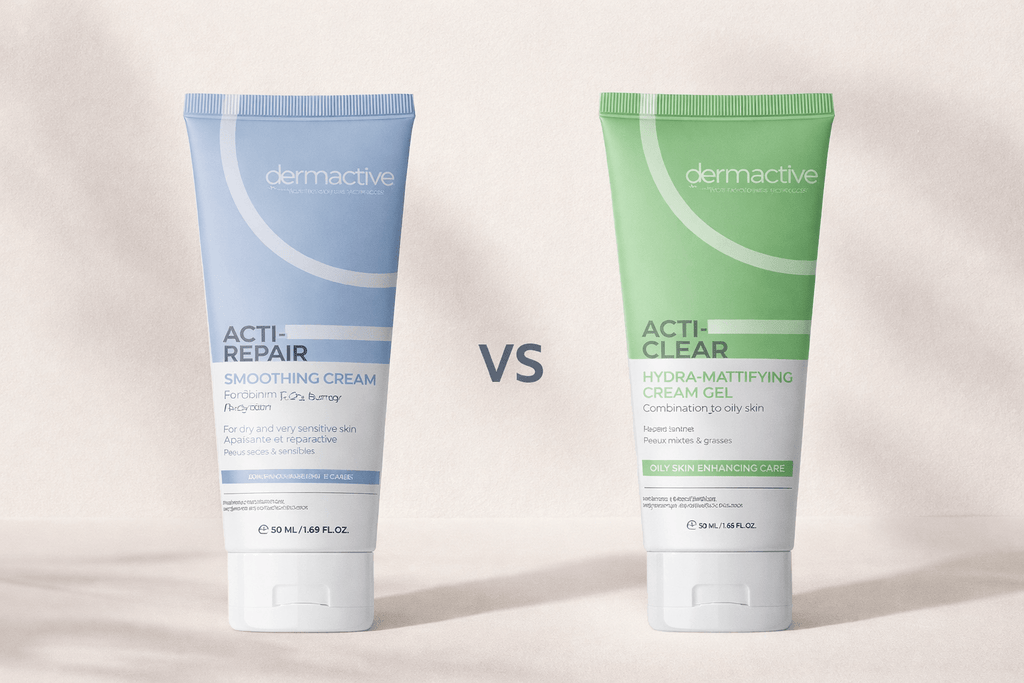 Dermactive Blue vs. Green Moisturizer: What’s the Difference?
