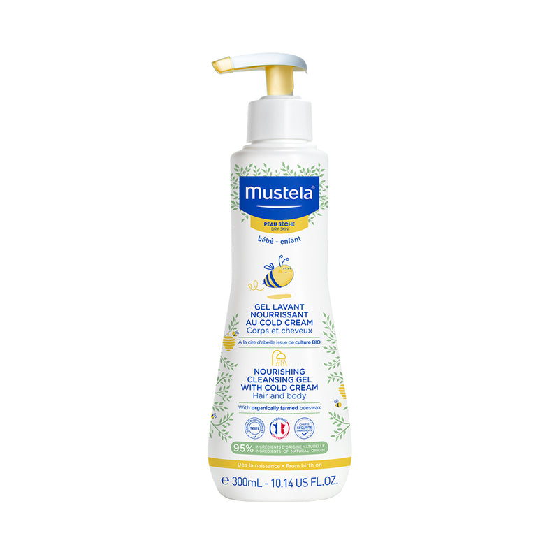 Mustela® Nourishing cleansing gel with Cold Cream